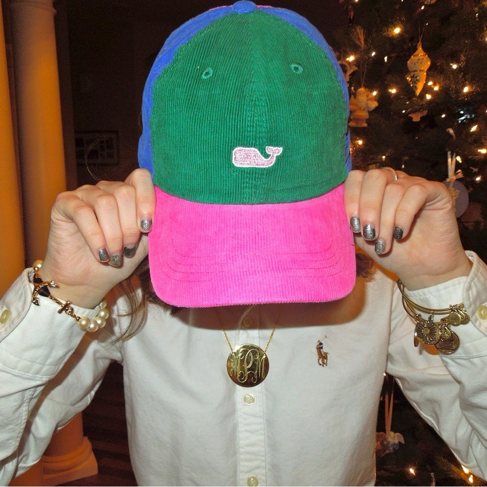Vineyard Vines Multicolor Corduroy Hat